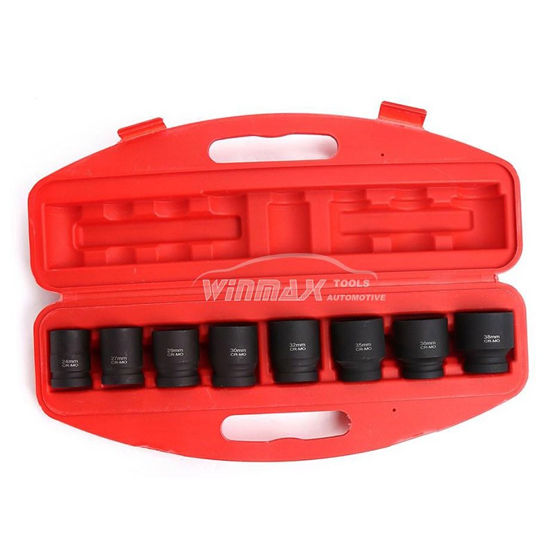 8件套3/4"DR短汽动套筒