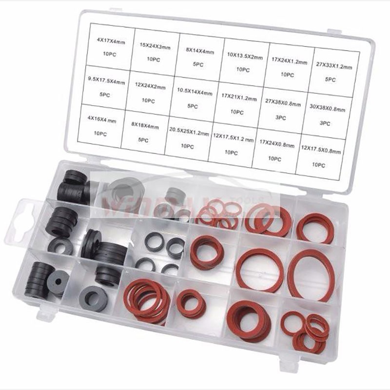141 Piece Gasket Assortment Rubber Fibre Klingerith