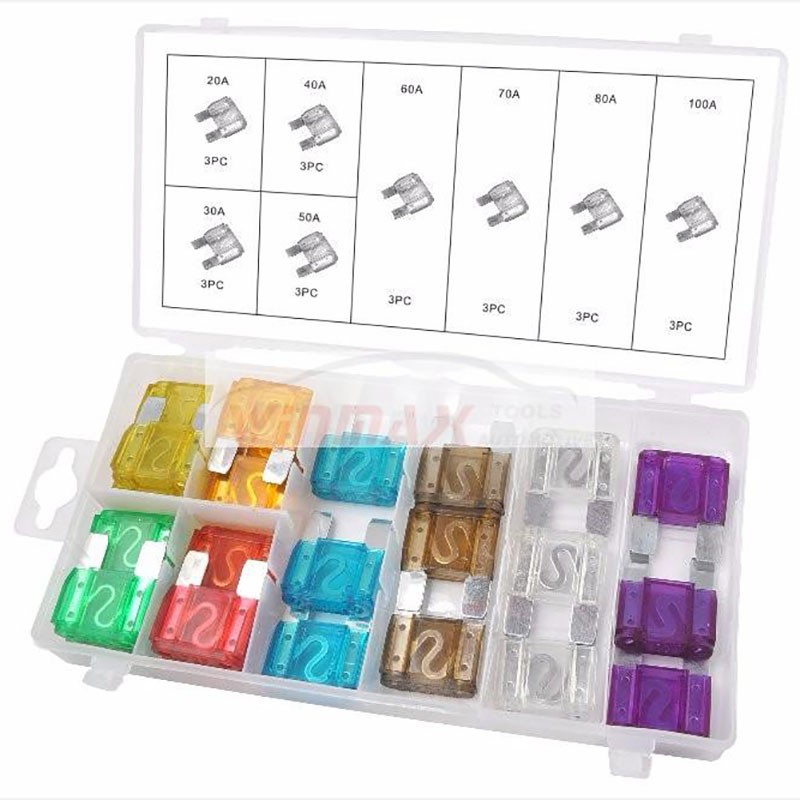 24pcs Automotive Maxi Fuse Set