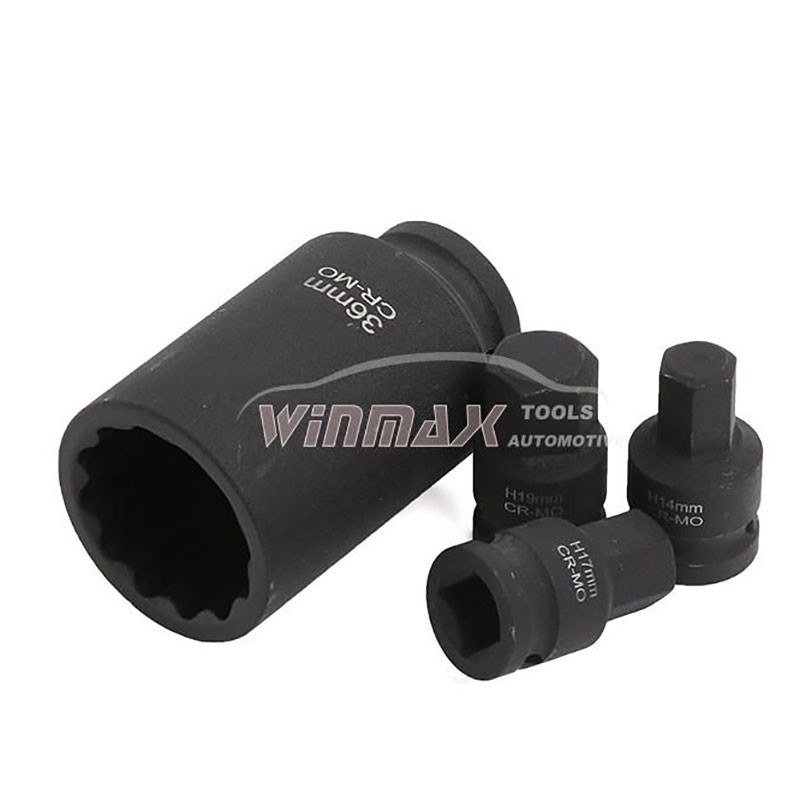 8PC 1/2"DR Deep Axle Nut Impact Socket Set