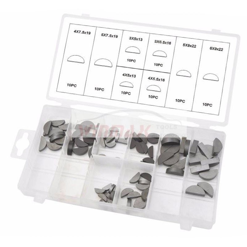 Woodruff Key Assortment 80 Piece