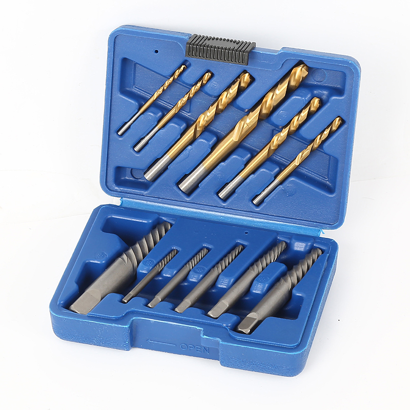 12pc Screw Extractor | Right Hand Cobalt Drill Bit Set Easy out Broken Bolt