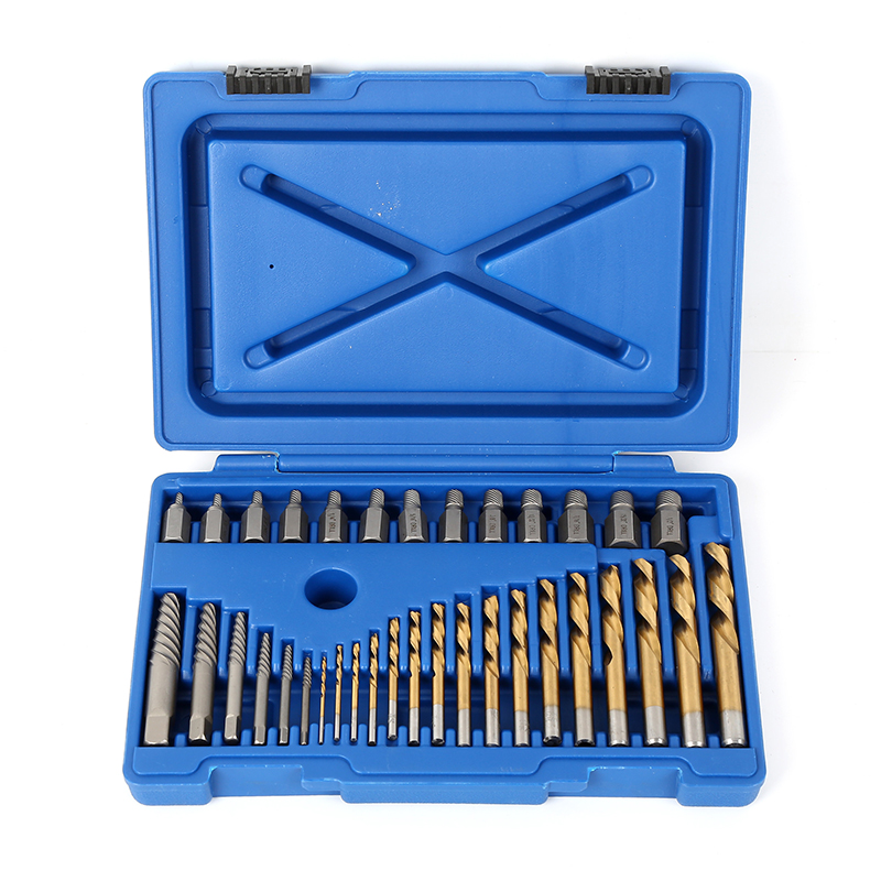 35 Piece Screw Extractor and Drill Bit Set