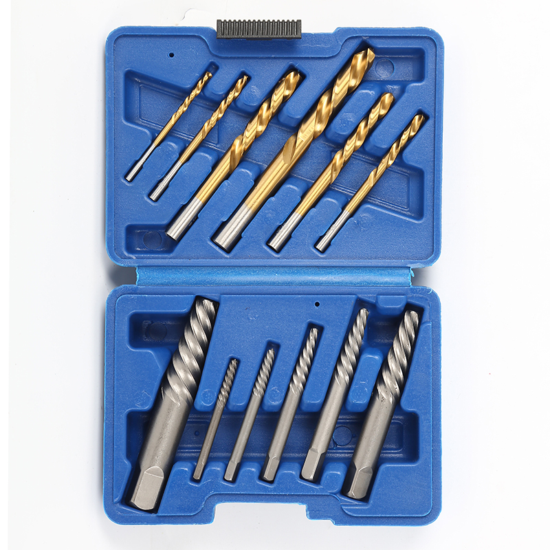 12pc Screw Extractor | Right Hand Cobalt Drill Bit Set Easy out Broken Bolt