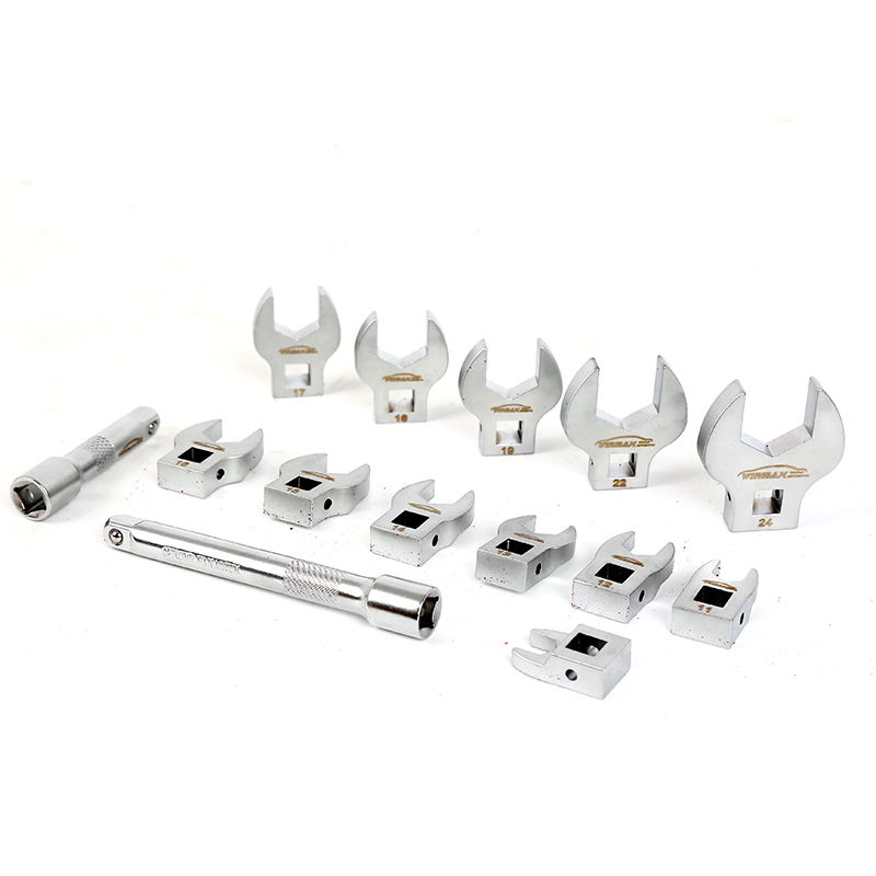 14件套V口牛角扳手头-公制