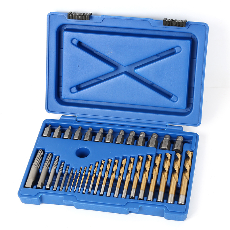 35 Piece Screw Extractor and Drill Bit Set
