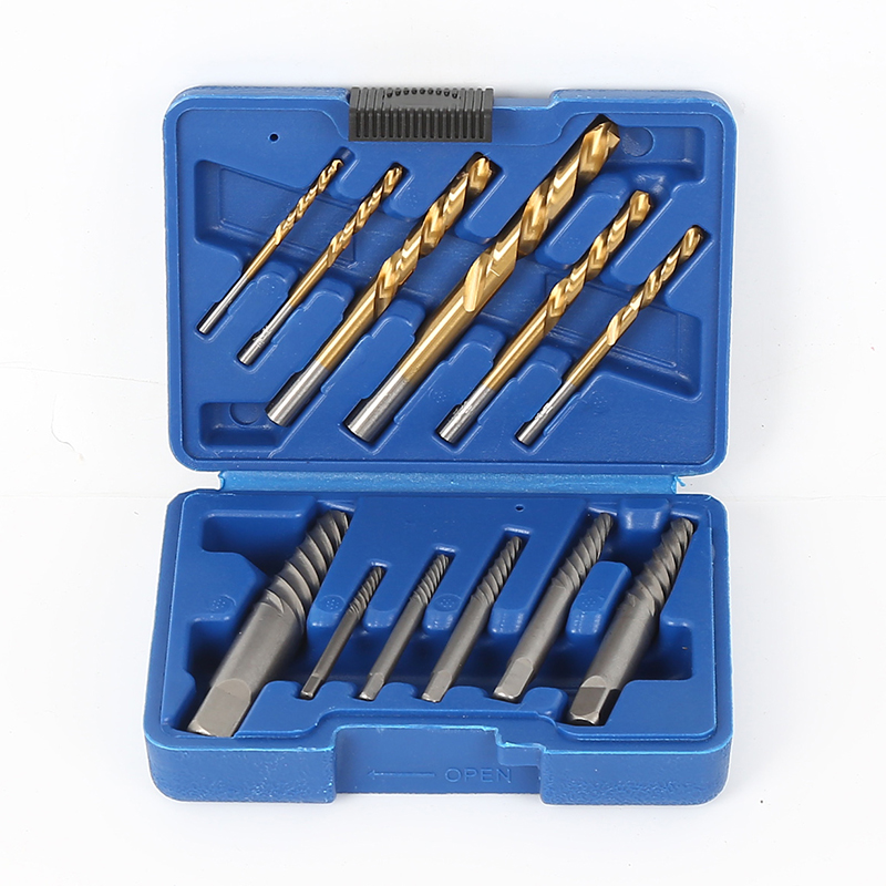 12pc Screw Extractor | Right Hand Cobalt Drill Bit Set Easy out Broken Bolt