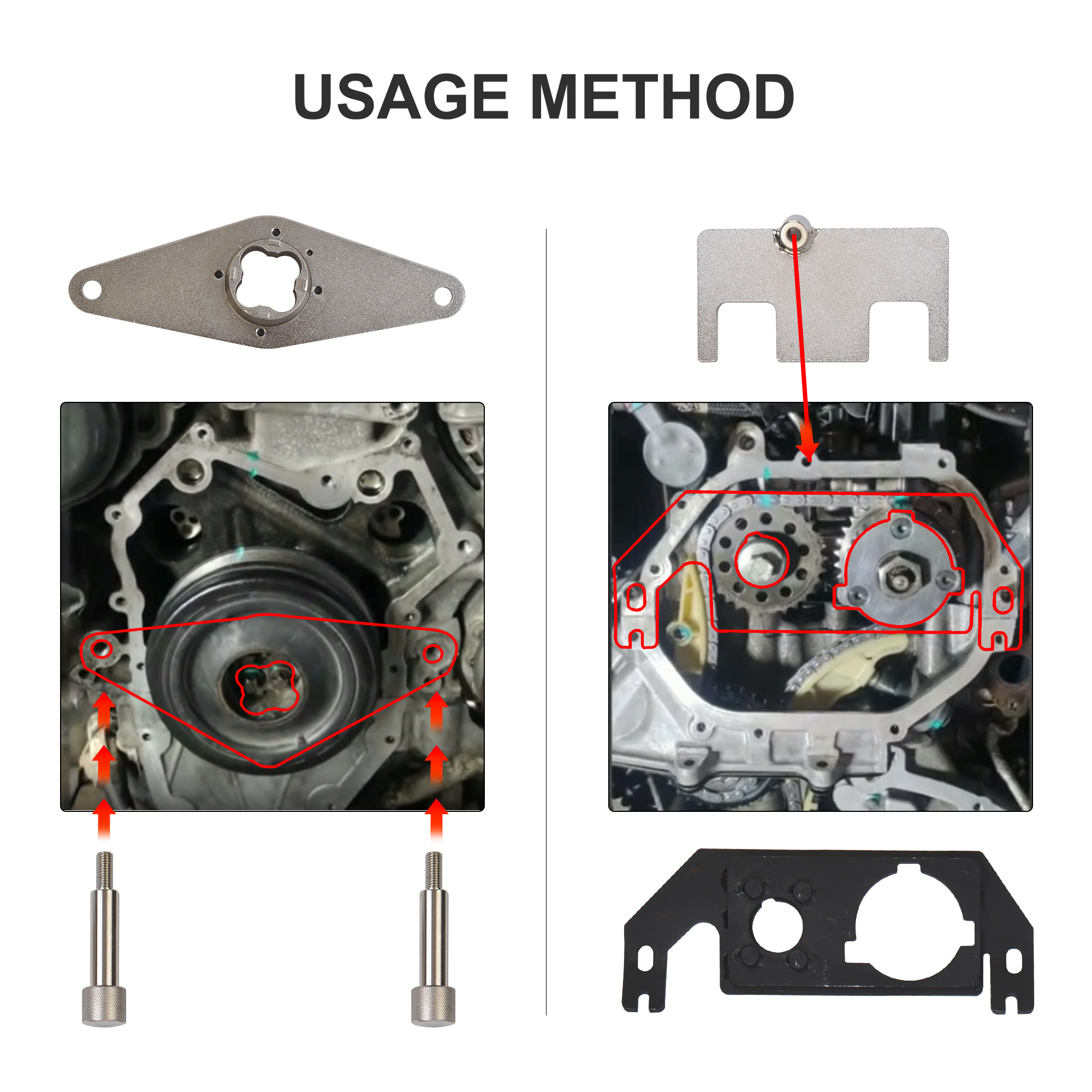 Engine Timing Tool Set for Jaguar, Land Rover JLR 2.0 Ingenium Diesel