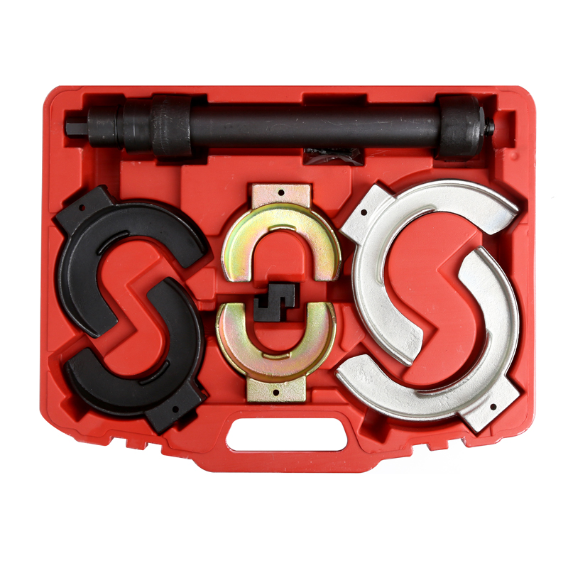 Interchangeable Fork Strut Coil Spring Compressor Tool