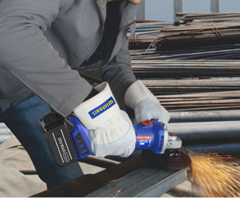 锂电无刷角磨带调速