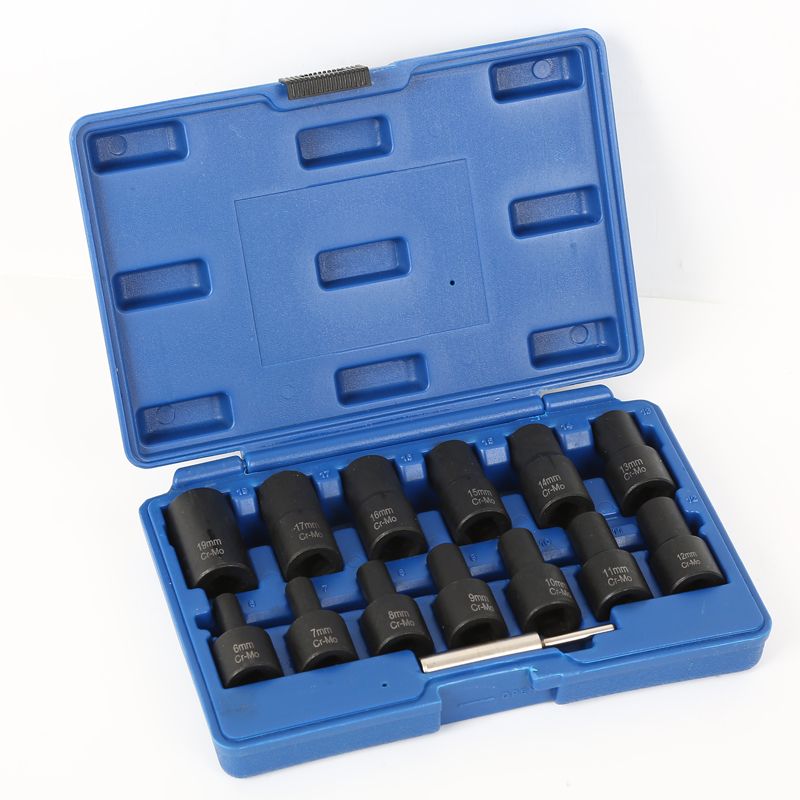 14PCS Impact Bolt & Nut Remover Set