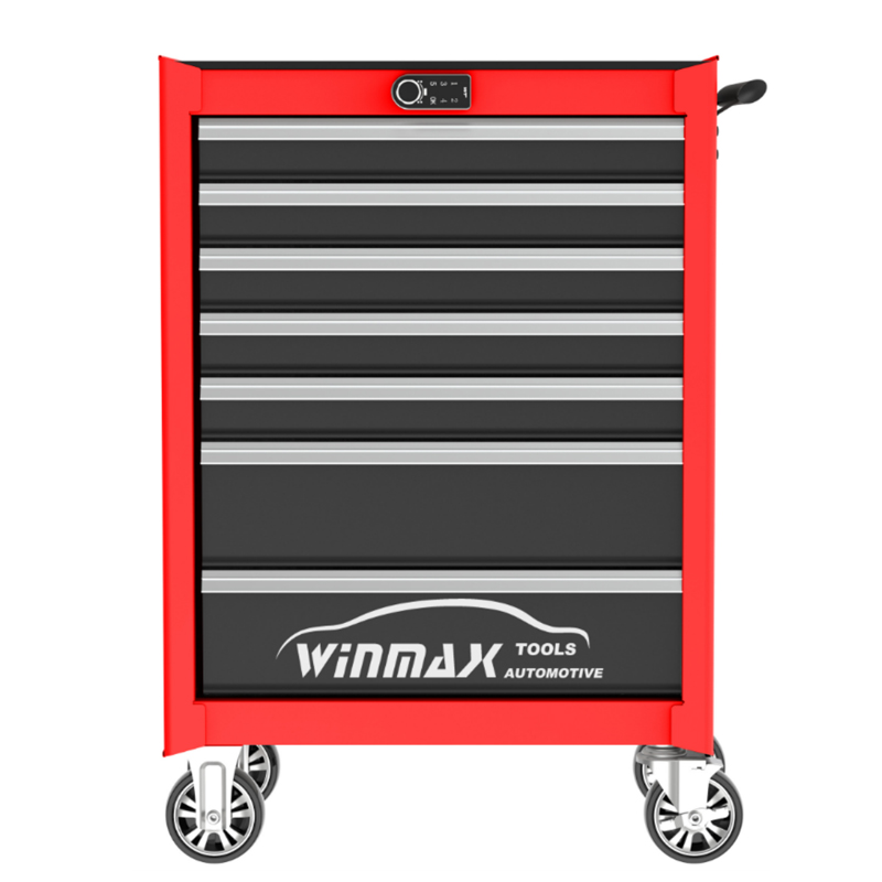 27" 7 Drawer Roller Cabinet with Digital Security Lock
