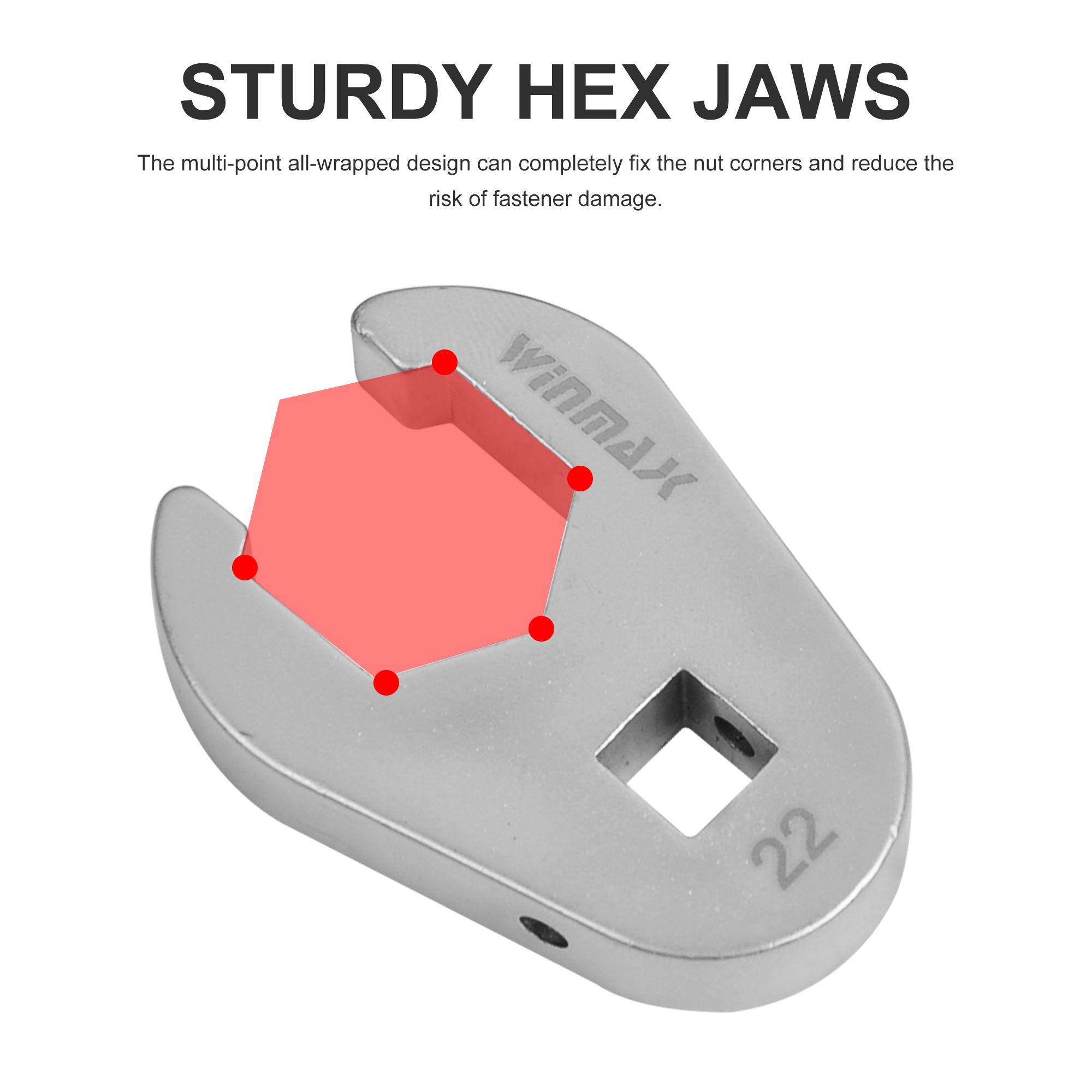 13件套防脱油管扳手头-公制