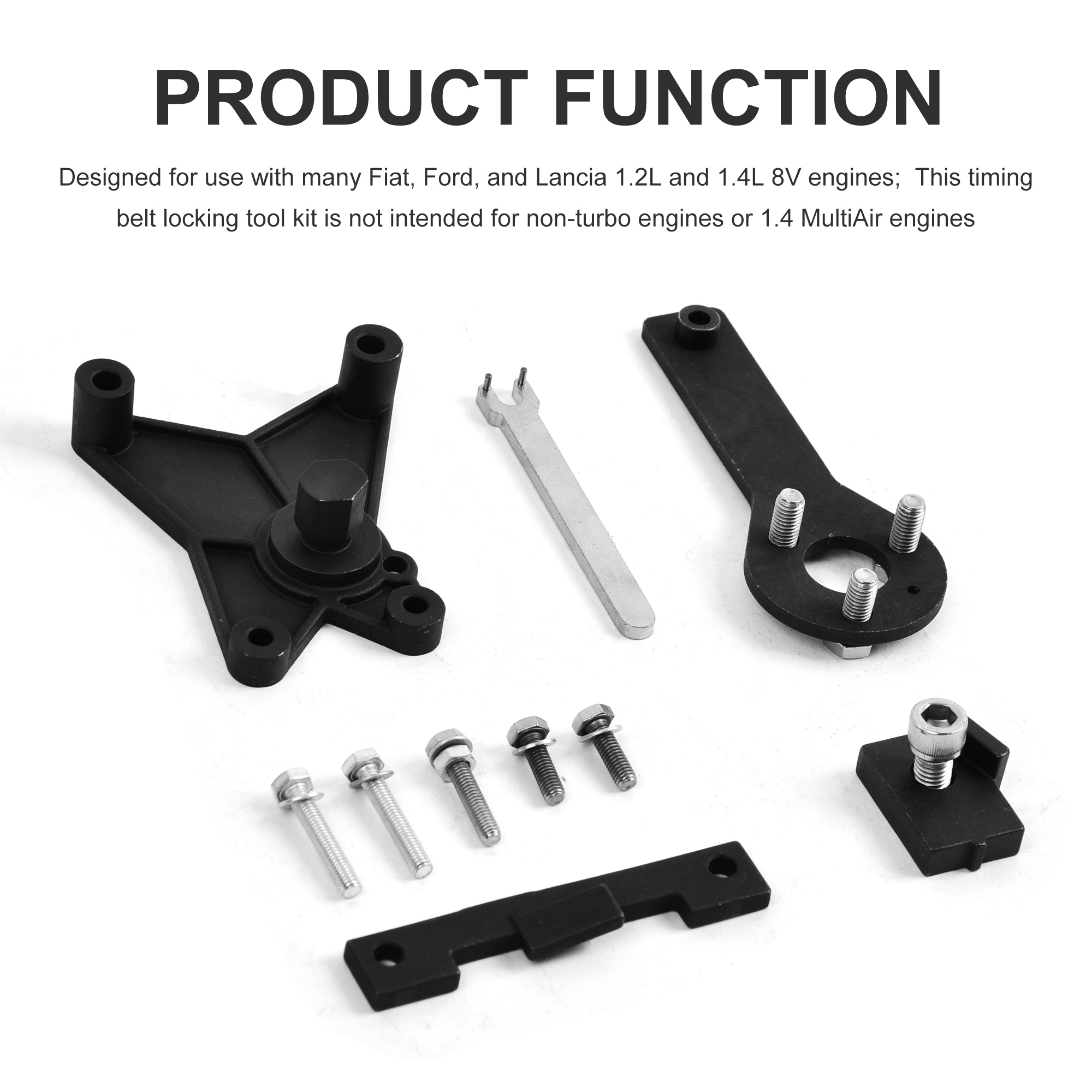 10PCS Petrol Engine Setting/Locking Kit - Fiat, Ford, Lancia 1.2, 1.4 8v - Belt Drive