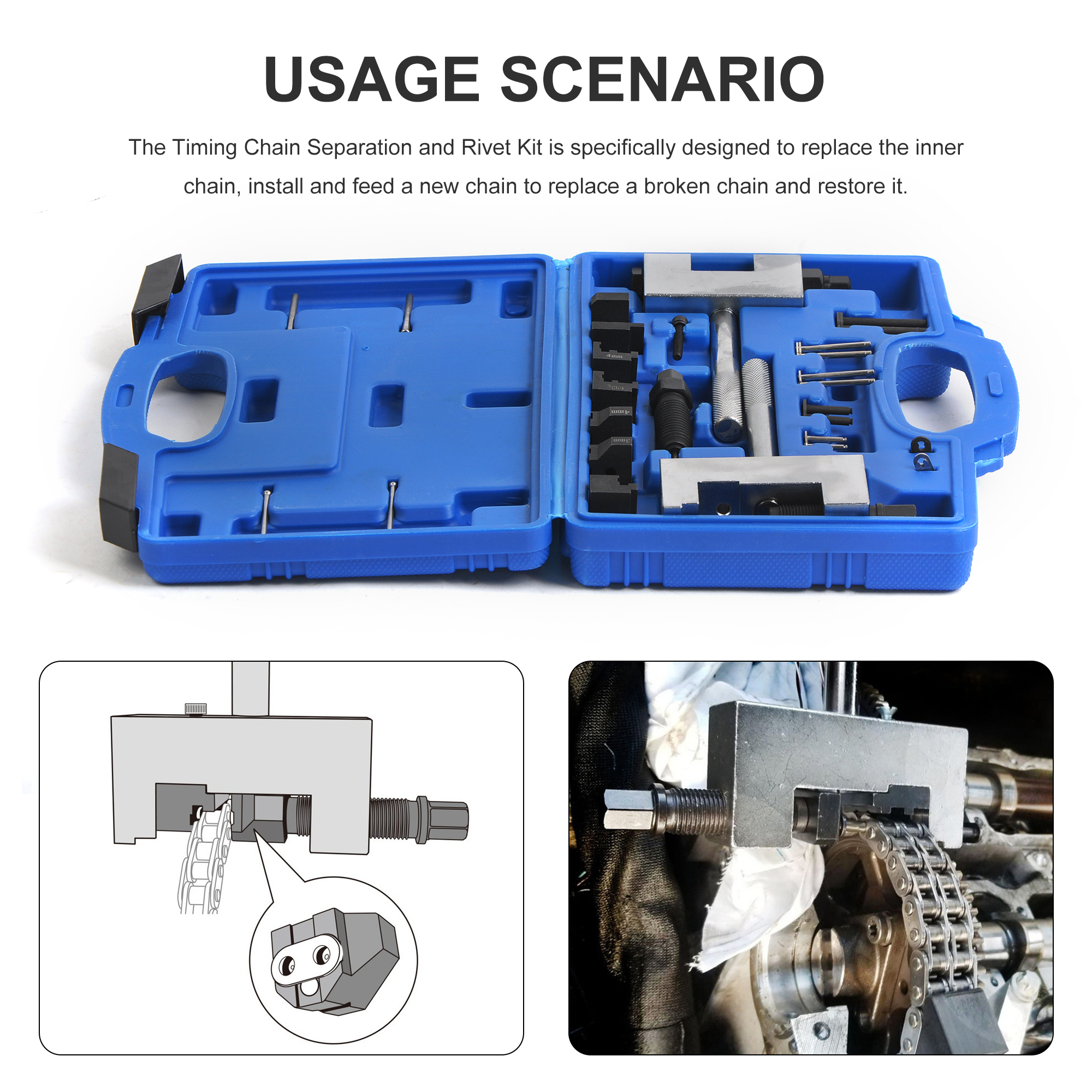 Winmax/Timing Chain Riveting Tool for Mercedes Benz
