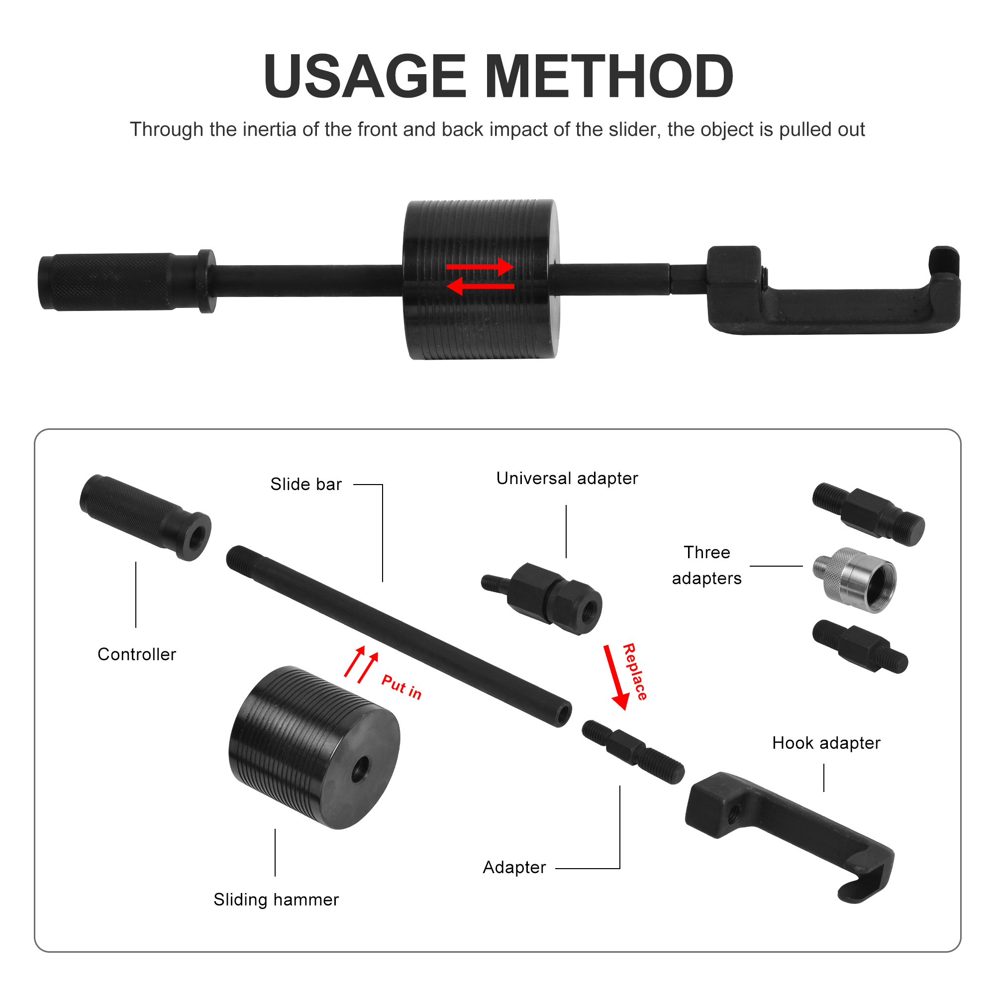 8PCS Injector Extractor Set