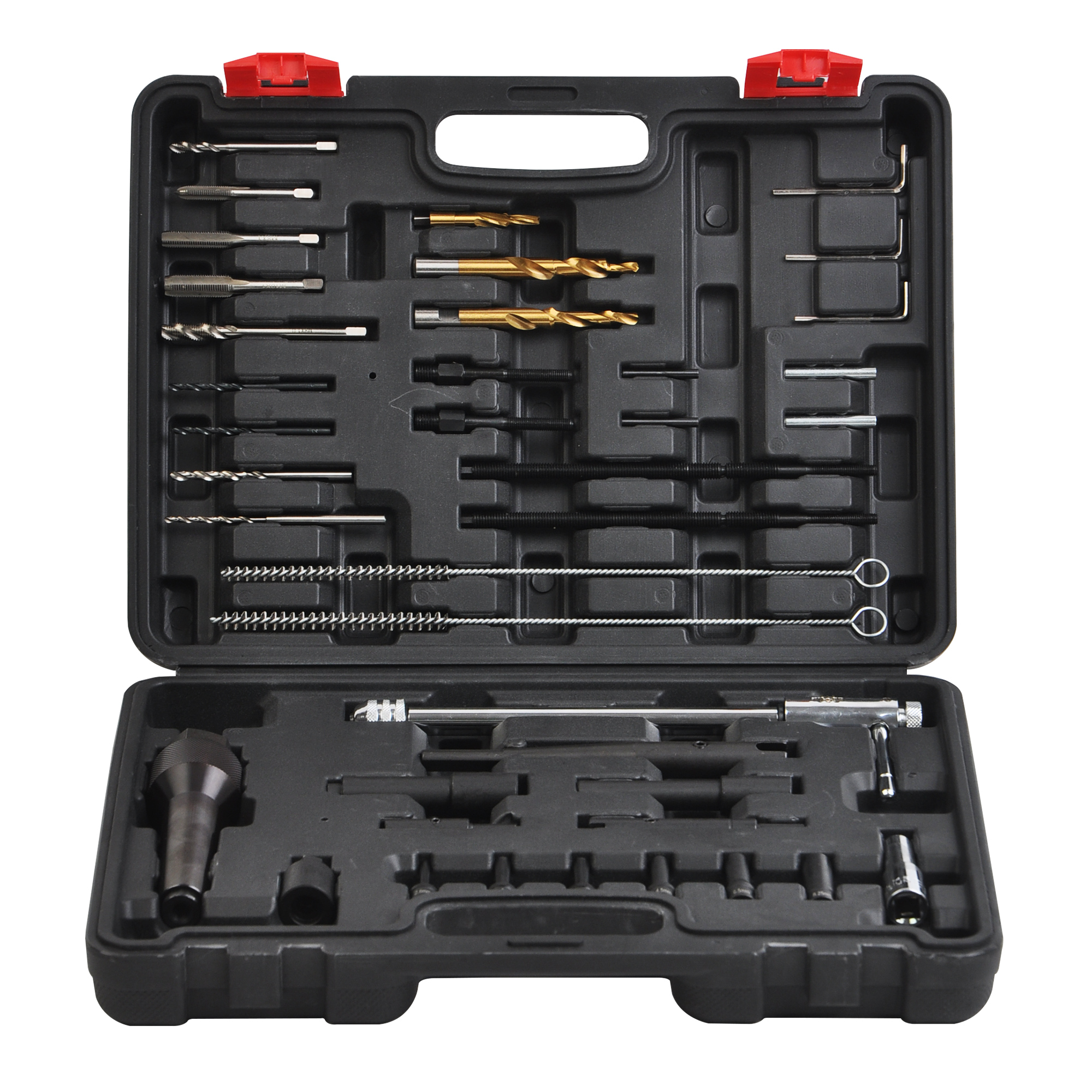 40PCS Glow Plug Tool and Thread Repair Kit M8, M10