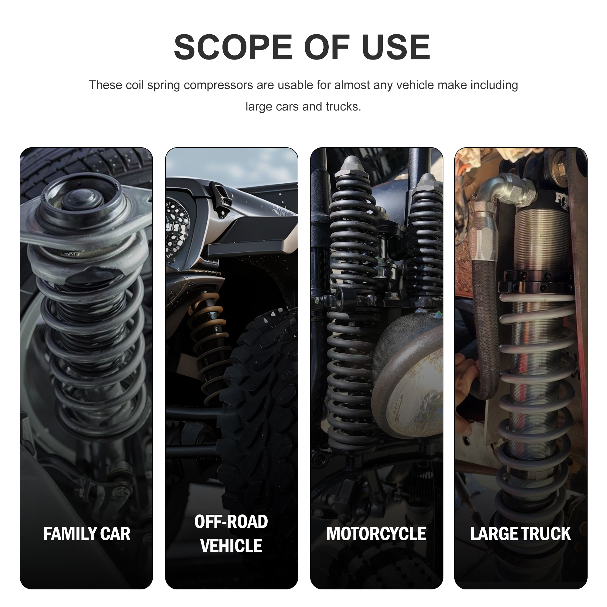 Heavy-Duty Coil Spring Compressor