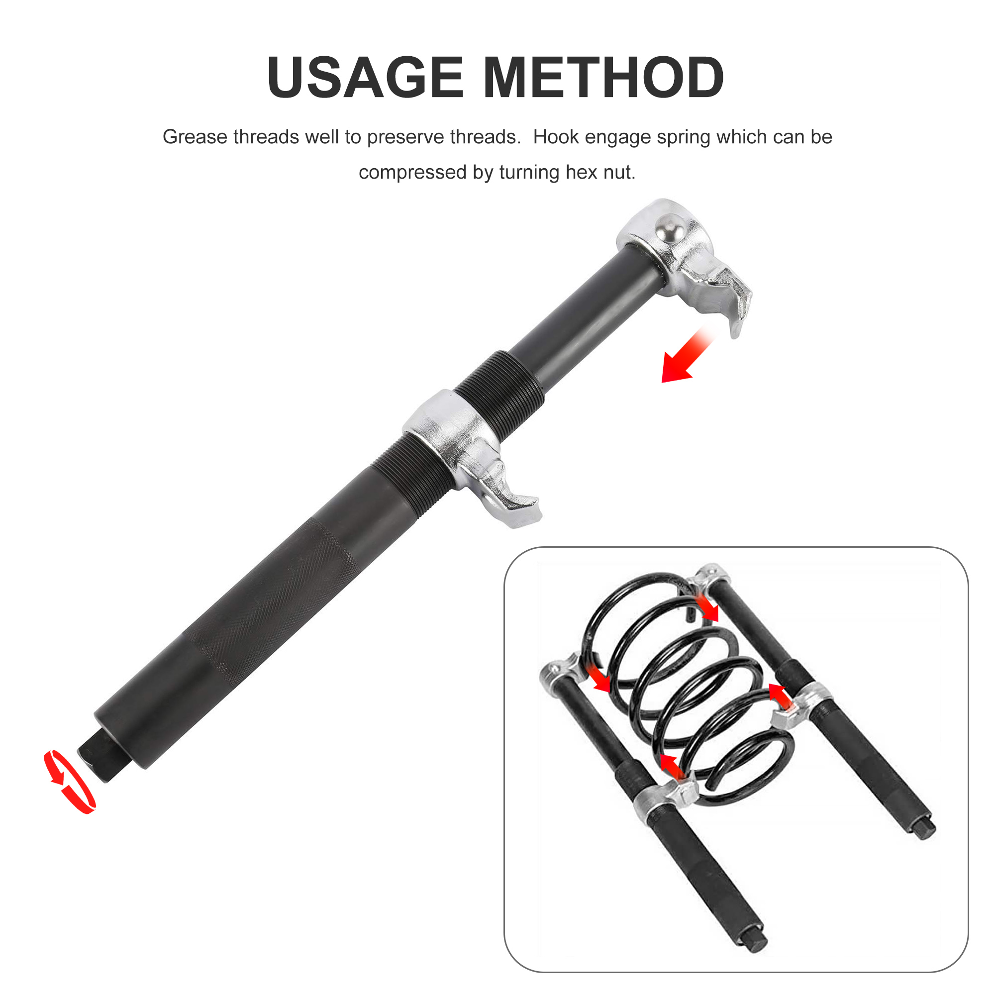 Heavy-Duty Coil Spring Compressor