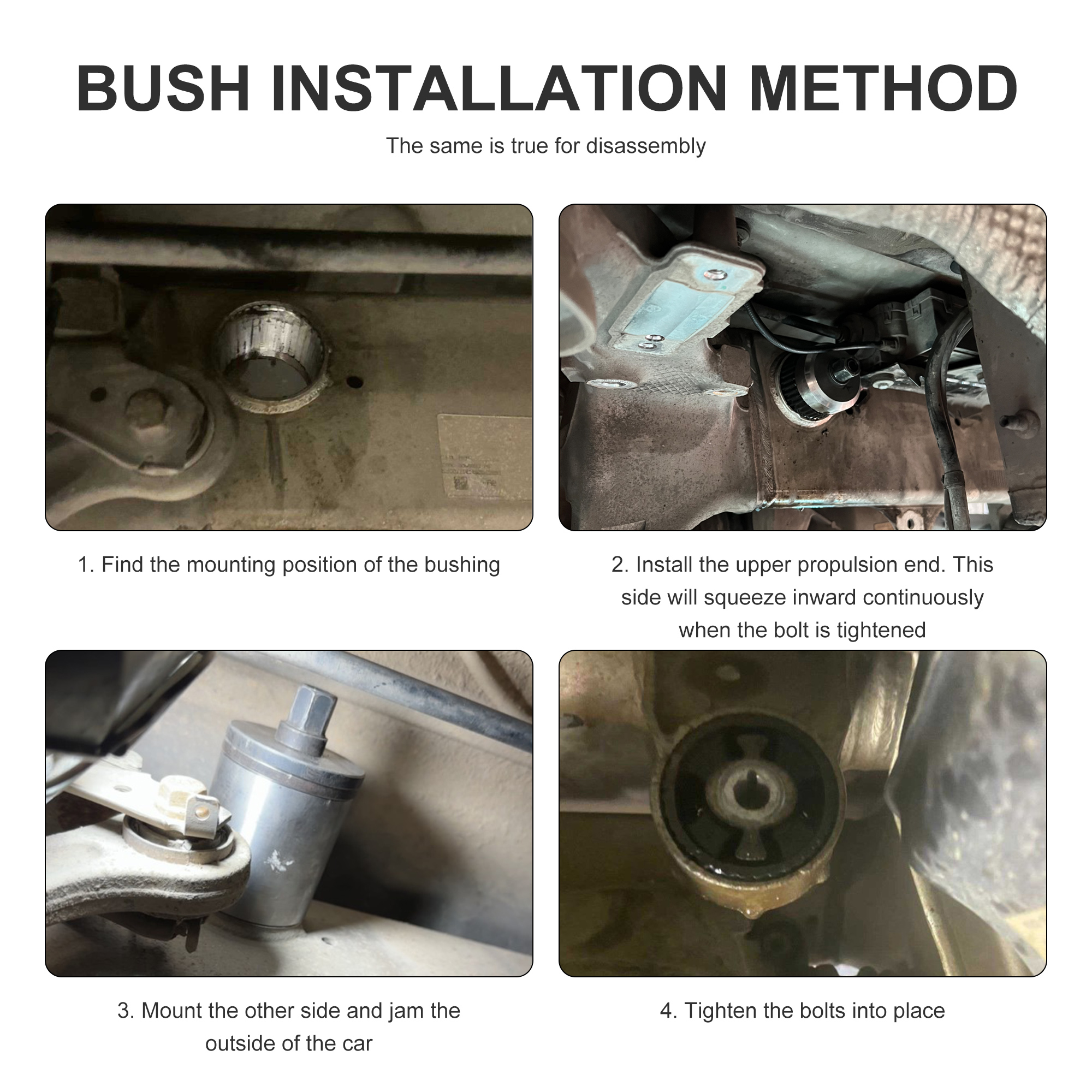 BMW E36/46, E38/39, E60/61, E31, E90/91 Differential & Axle Bush Tools