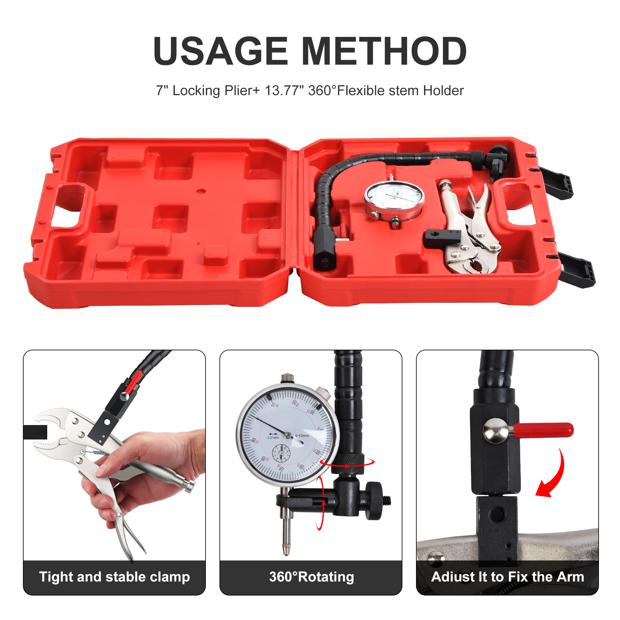 3PCS Brake Disc Run Out Kit