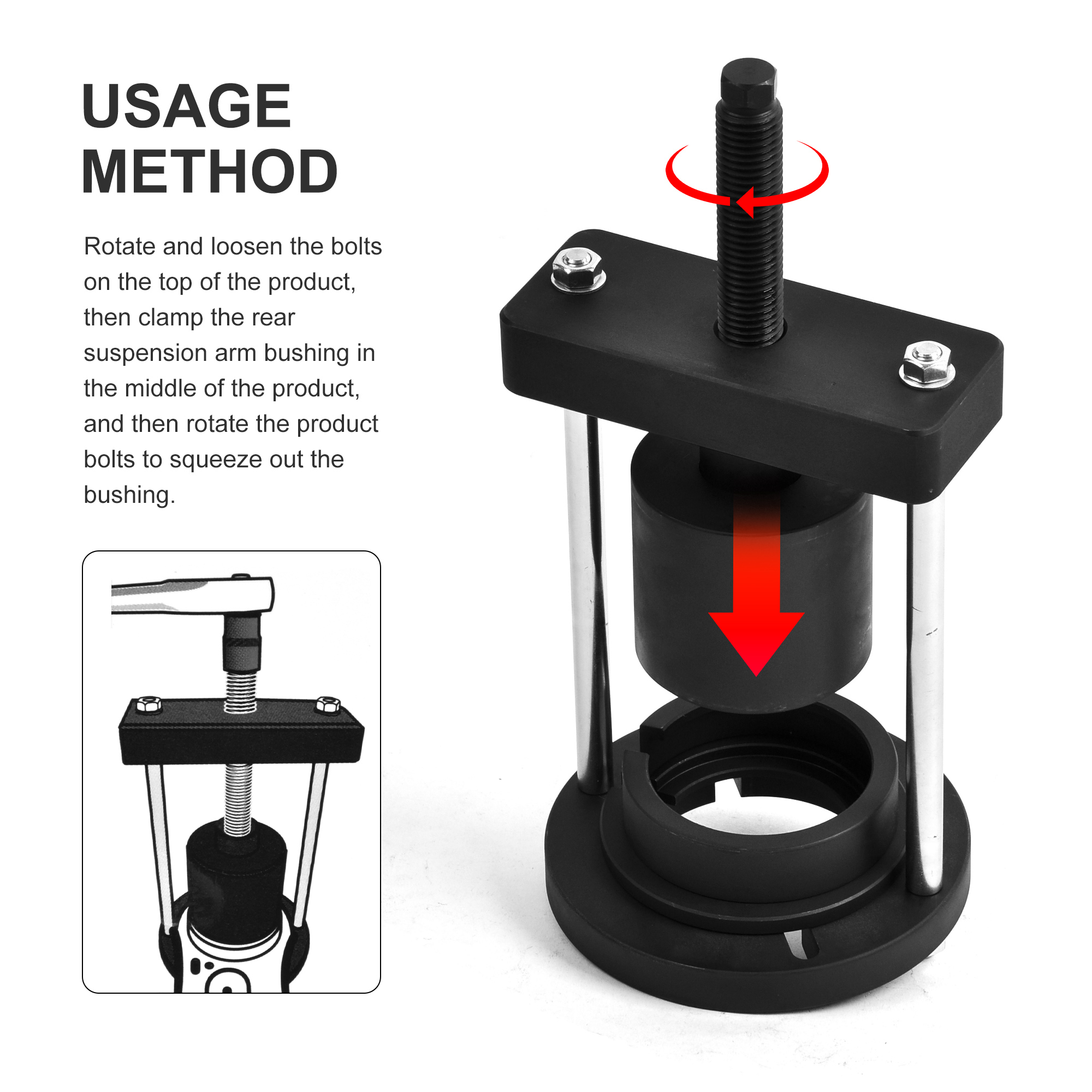 Trailing Arm Bush Removal Tool for Ford & Volvo