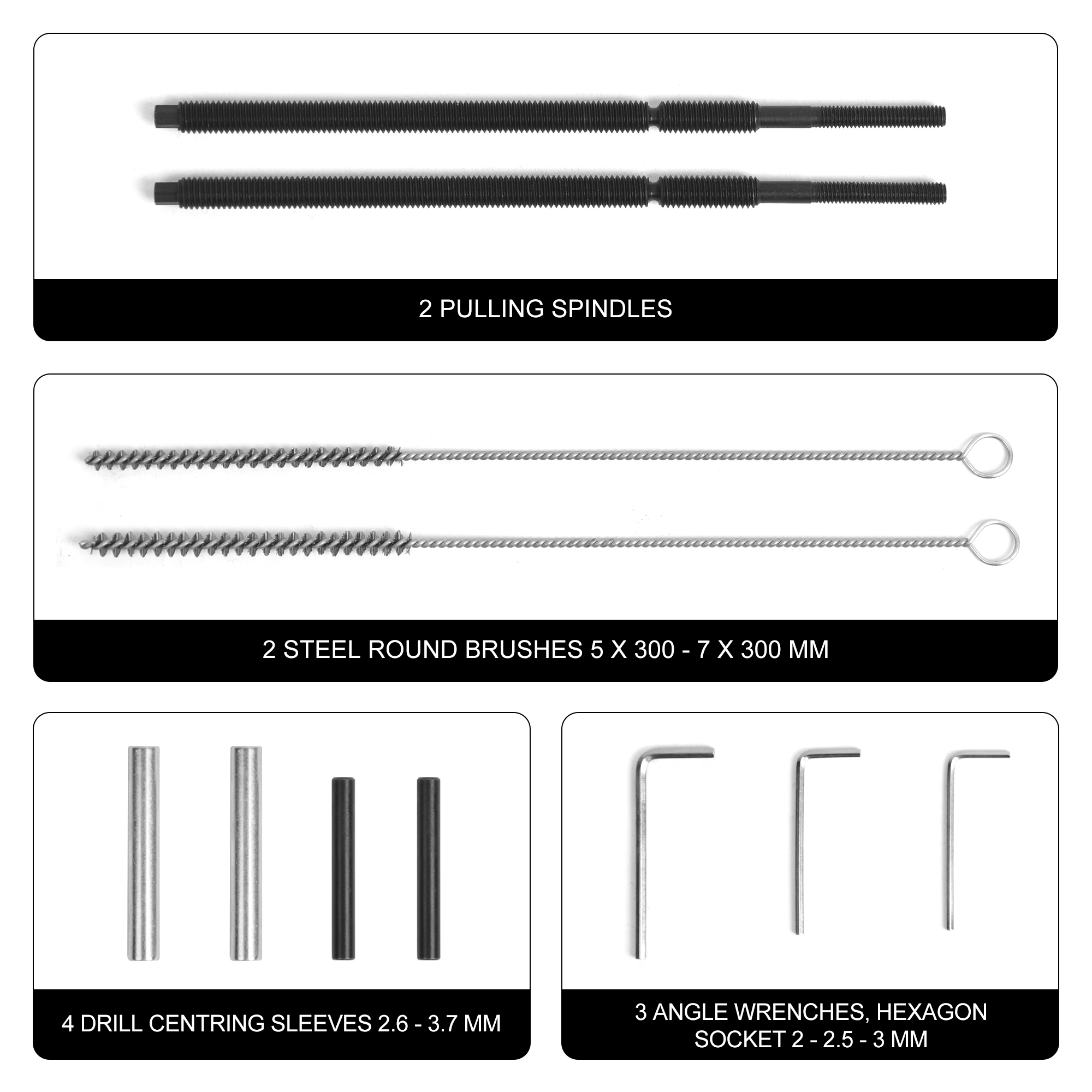 40PCS Glow Plug Tool and Thread Repair Kit M8, M10