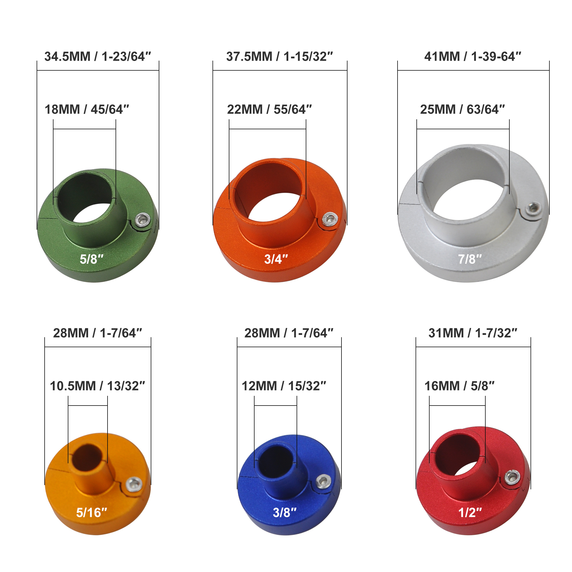 6件铝制燃油和空调管路断开组件