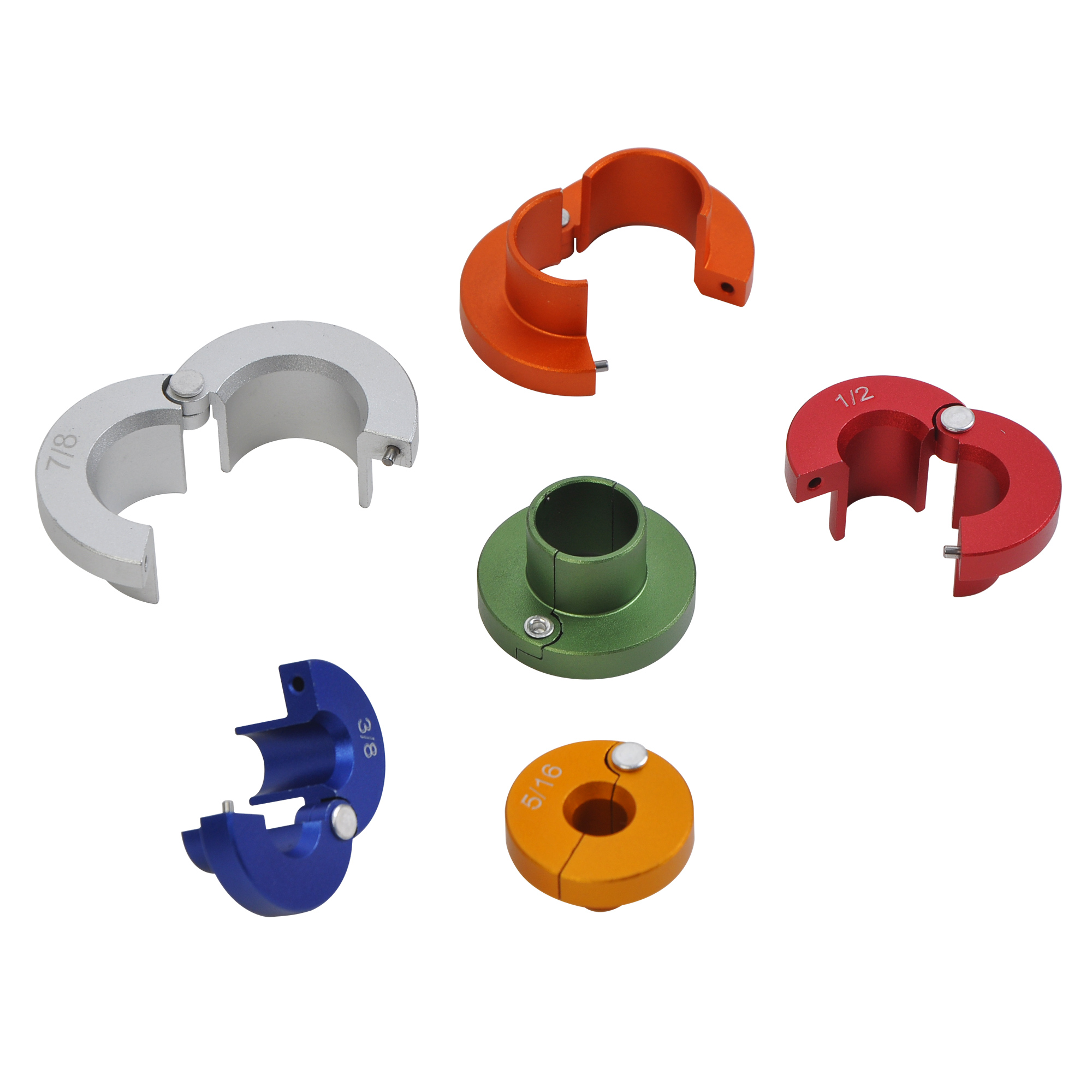 6件铝制燃油和空调管路断开组件