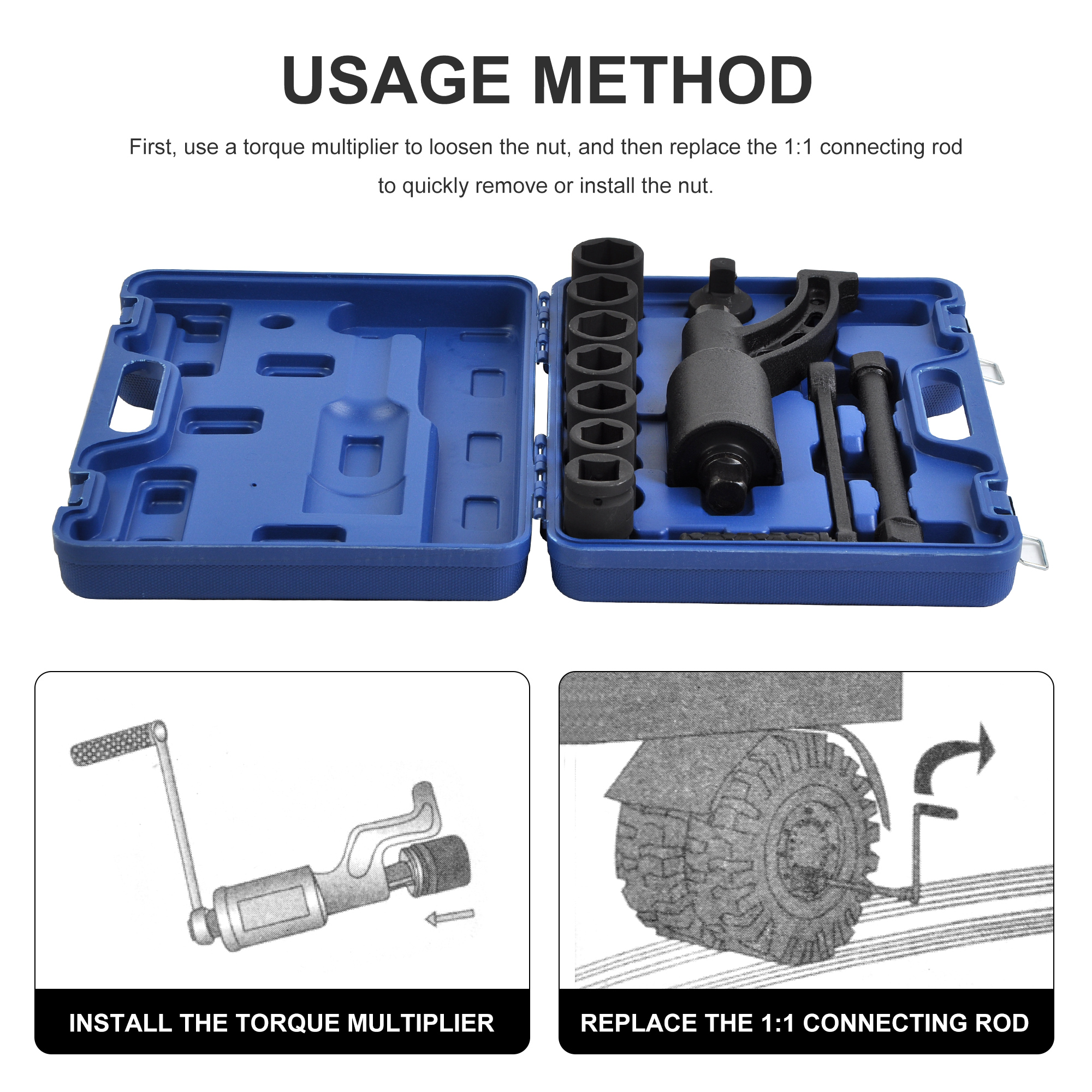 11PCS Torque Multiplier Set