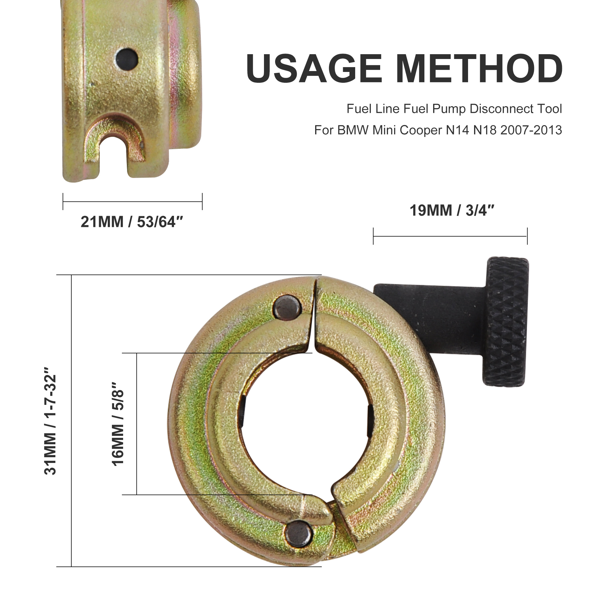 Fuel Line Tool for MINI Cooper