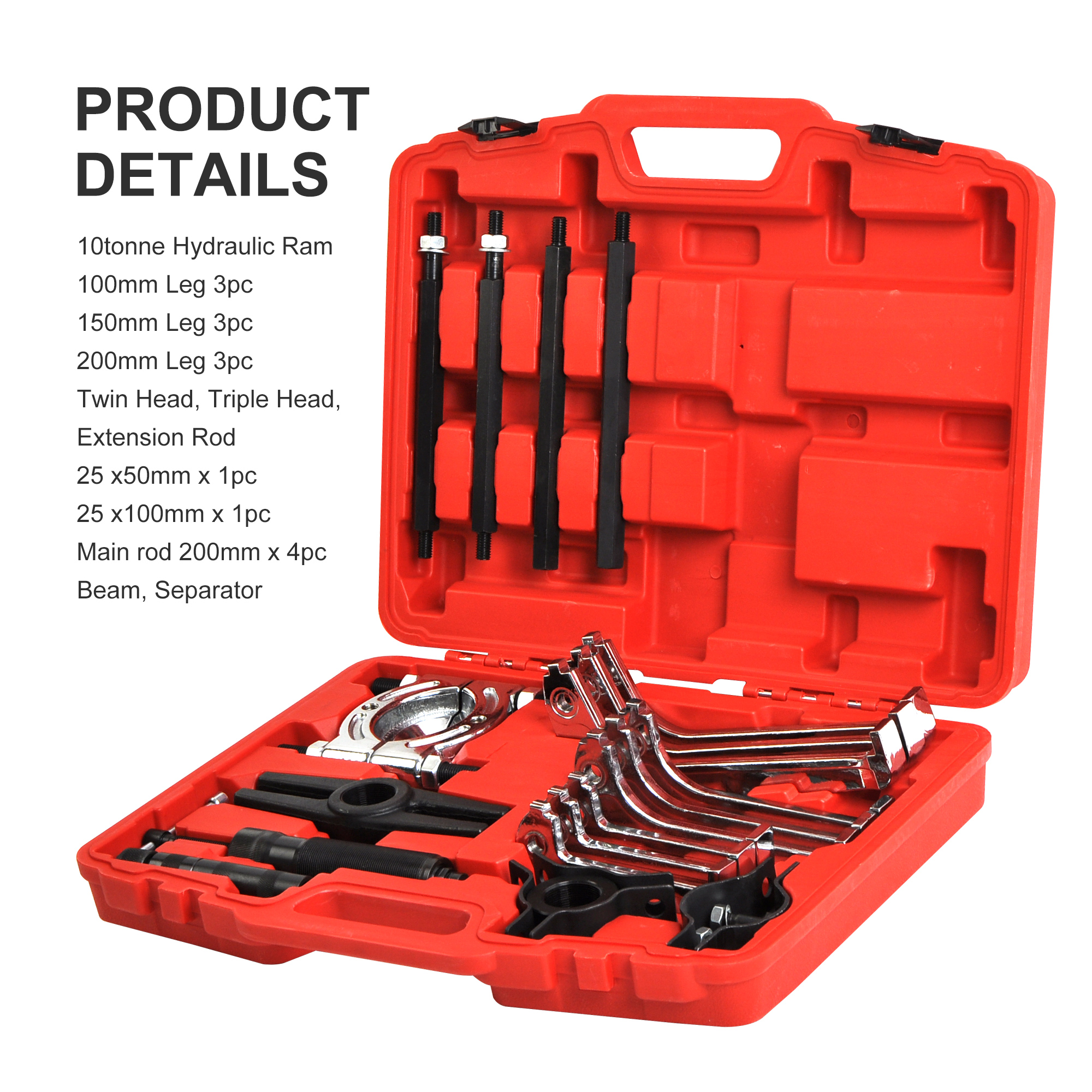 10 Ton Hydraulic Bearing Separator Set