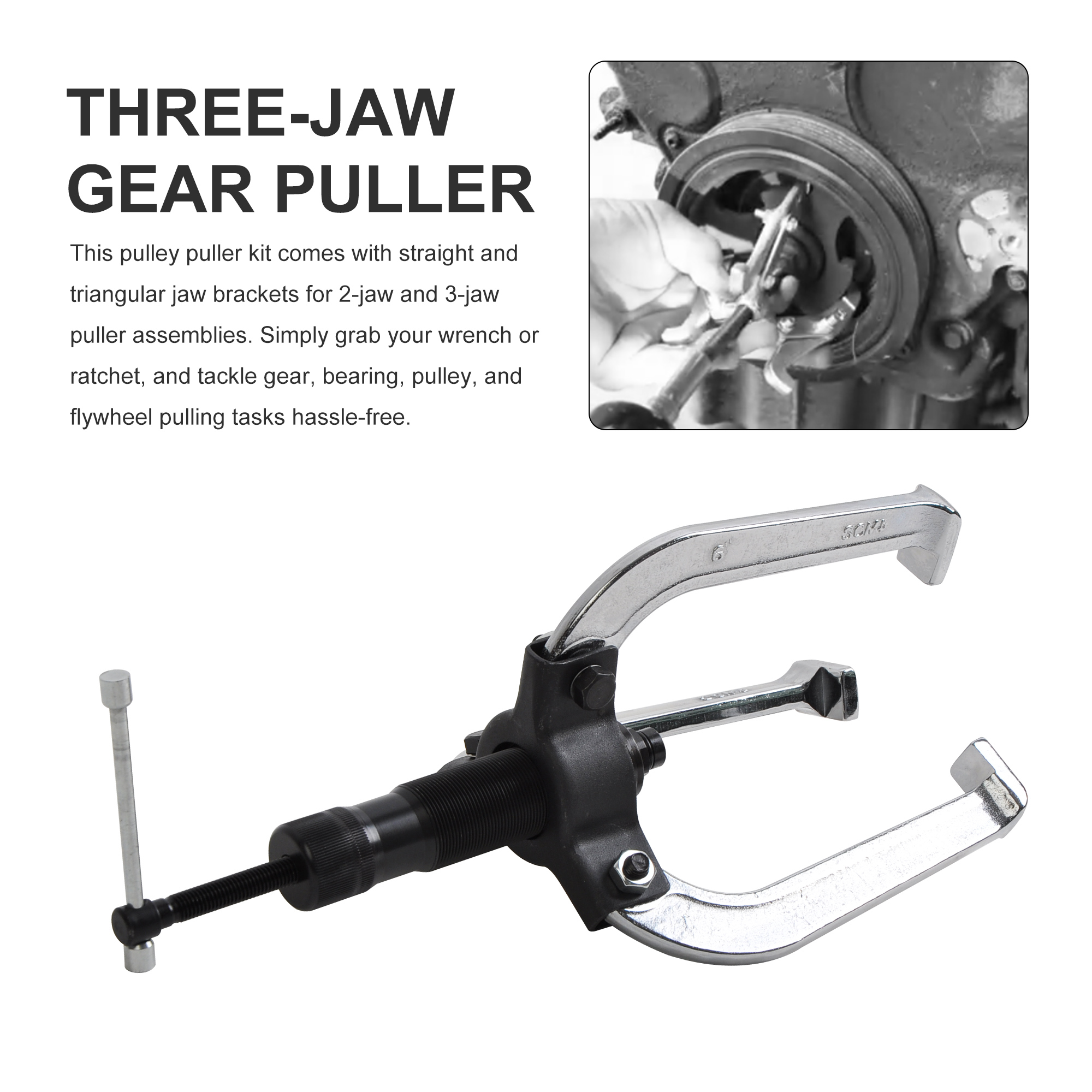 10 Ton Hydraulic Bearing Separator Set