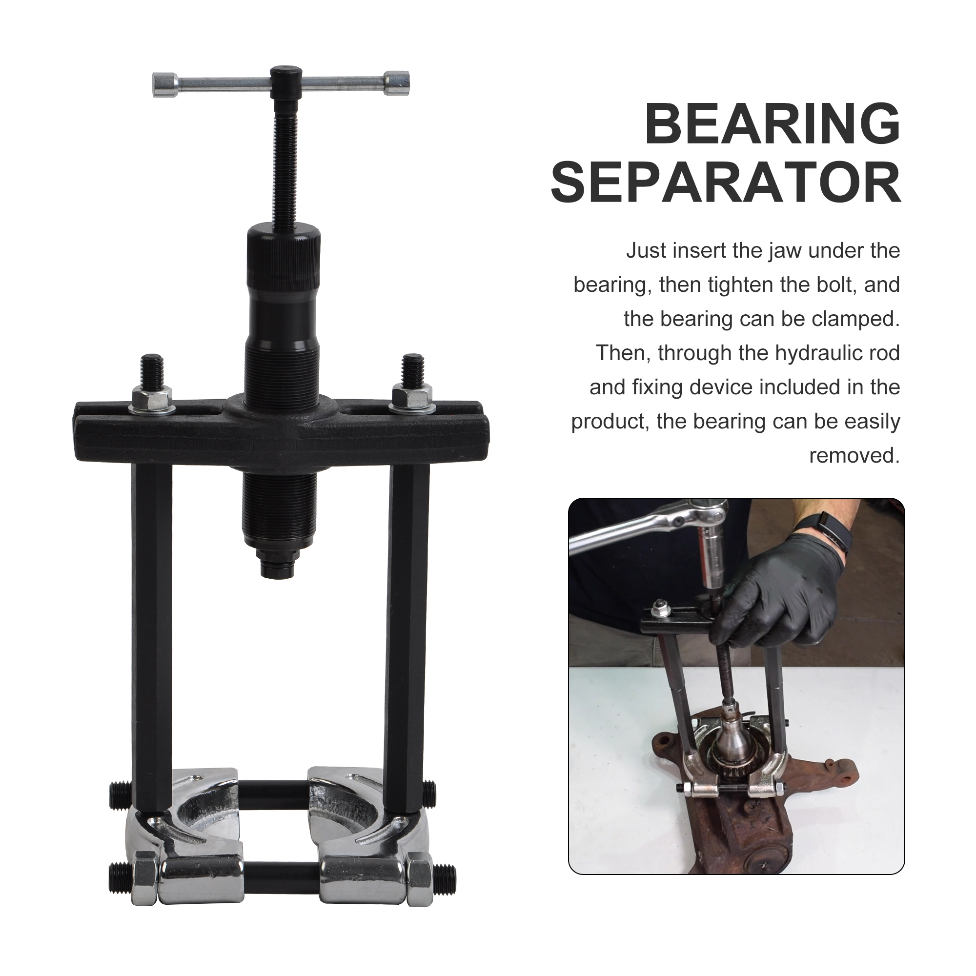 10 Ton Hydraulic Bearing Separator Set