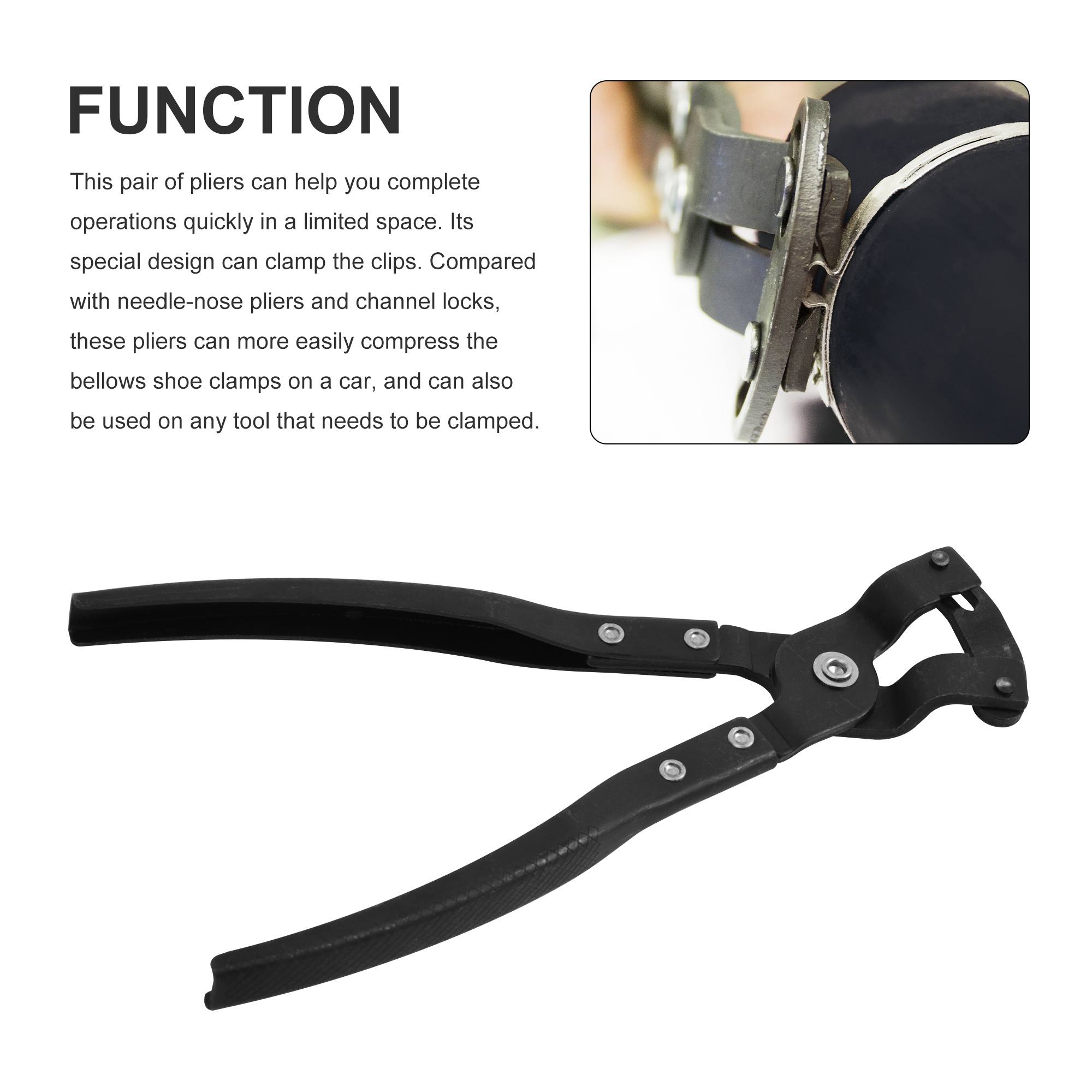 Trident Oetiker CV Drive Shaft Boot Clamp Pliers