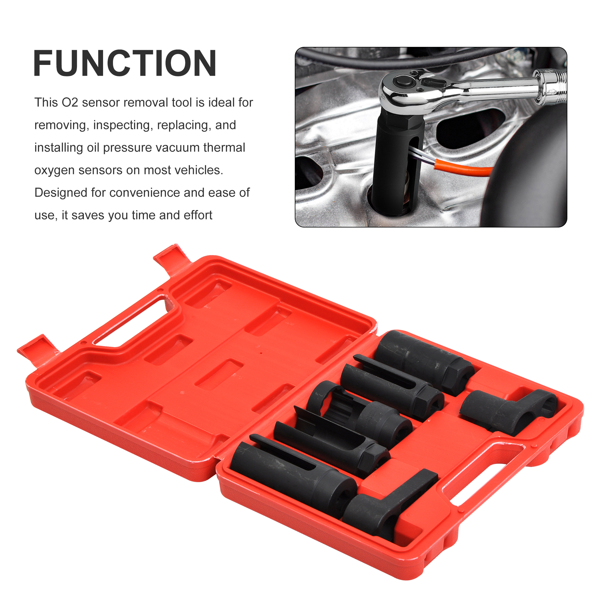 7PCS Oxygen Sensor Wrench Set