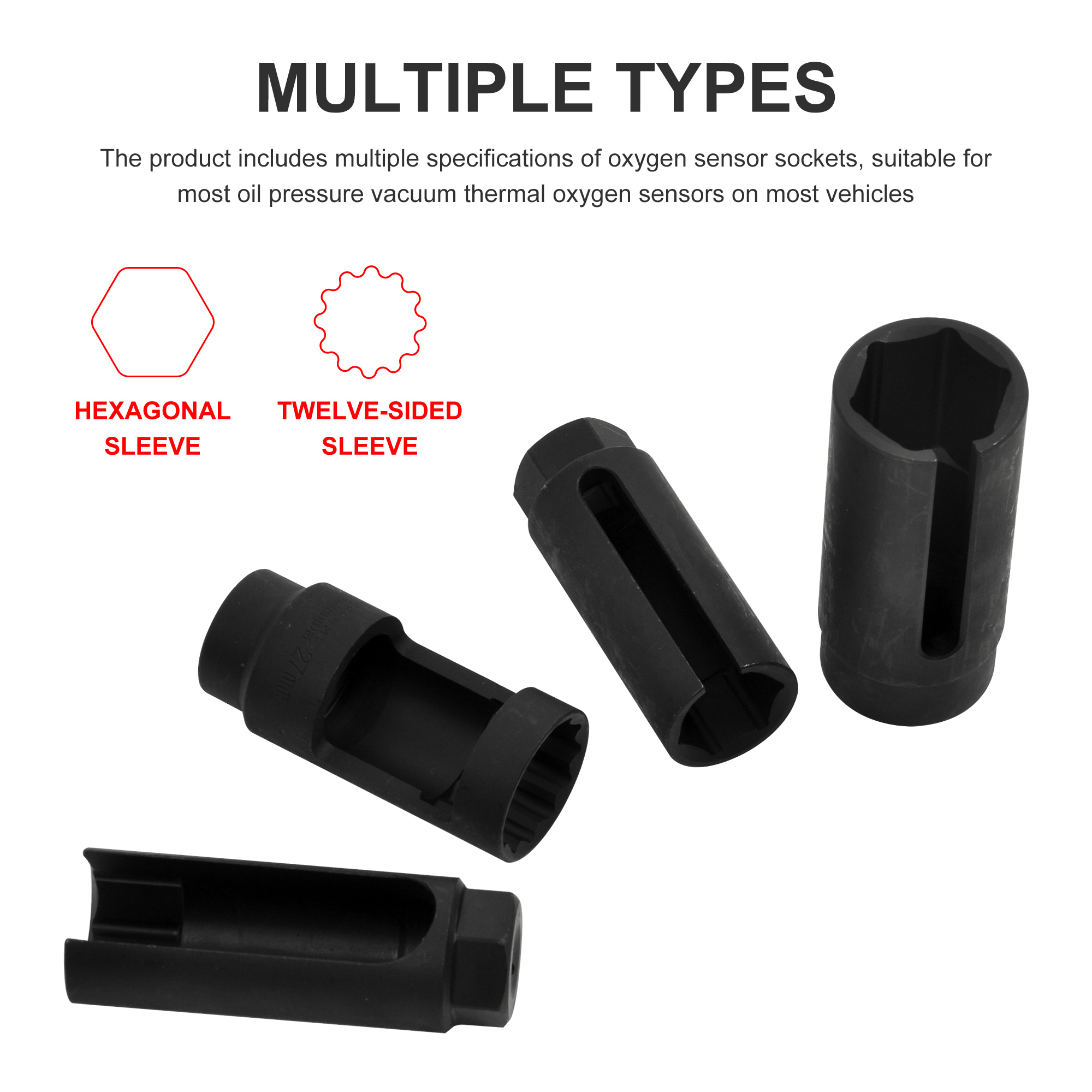 7PCS Oxygen Sensor Wrench Set