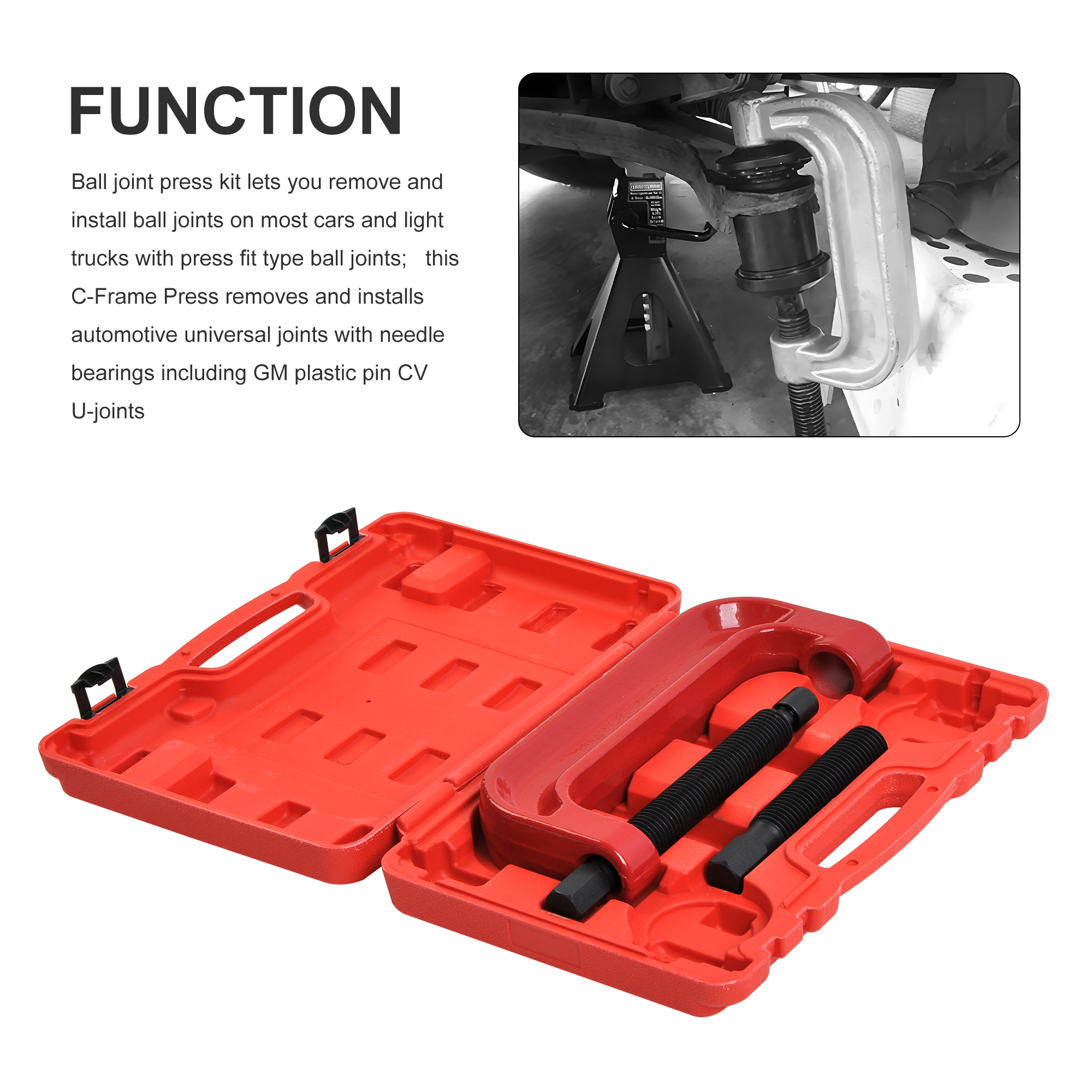 Jumbo XL Ball Joint Press Kit