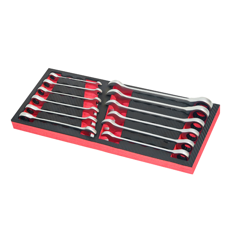 12 Piece Ratcheting Combination Spanner Set