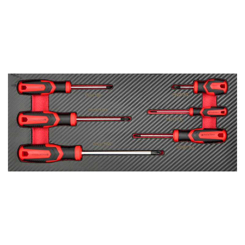 6 Piece Phillips Screwdriver Set