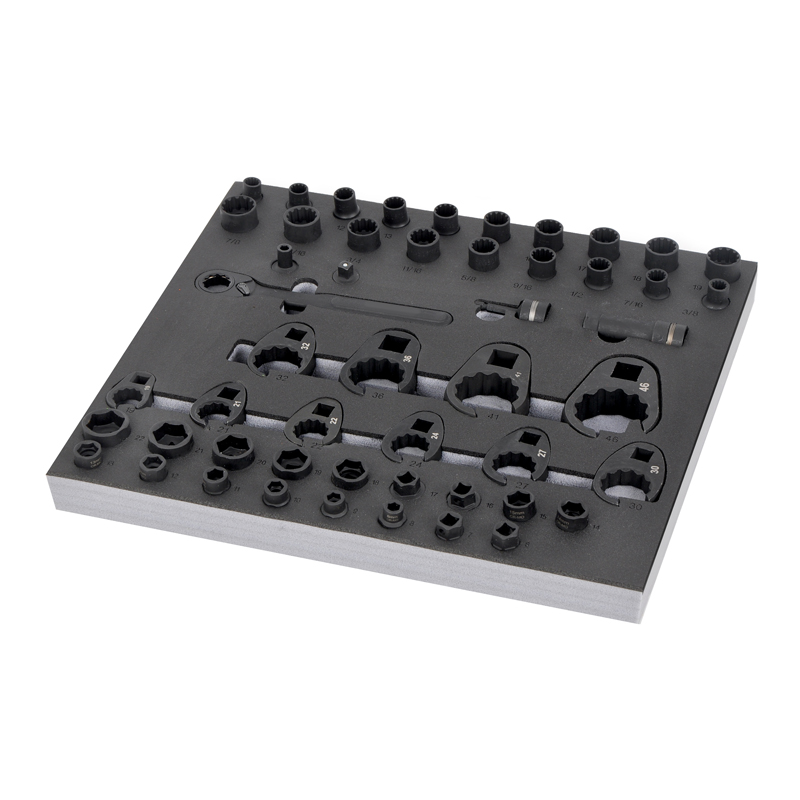 51PCS Socket/Crows Foot Spanner Set