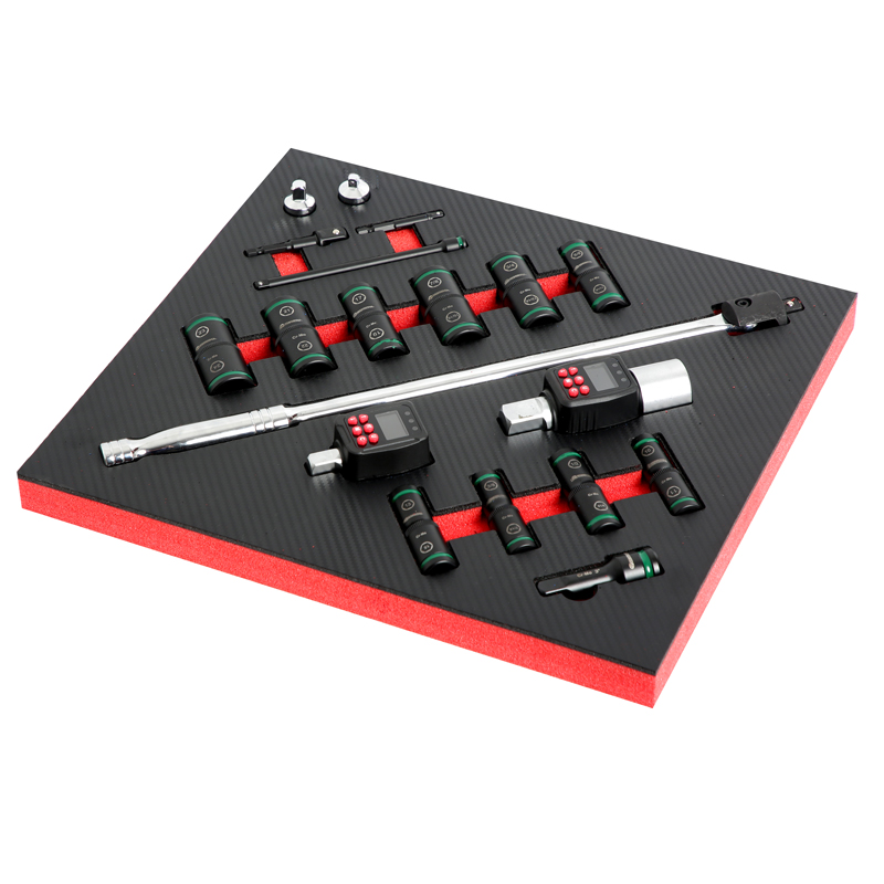 19PCS Digital Torque Head Set