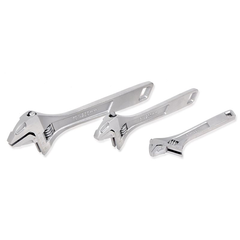 3 Piece Adjustable Wrench Set