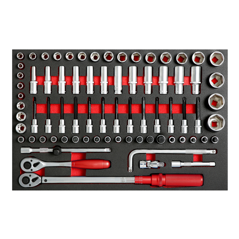 78PCS Torque Wrench and Socket Set