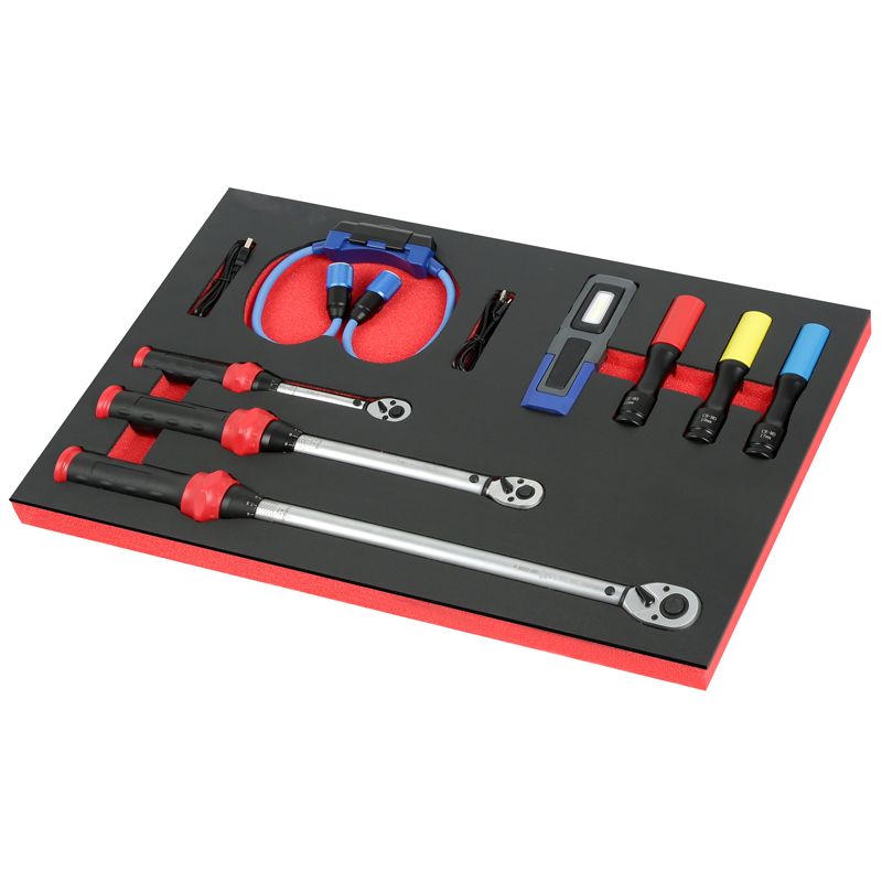 10PCS Plastic Handle Torque Wrench Set