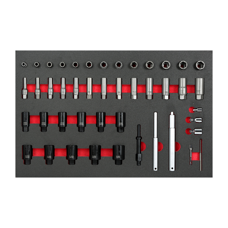 45PC Nut Extractor Socket Set