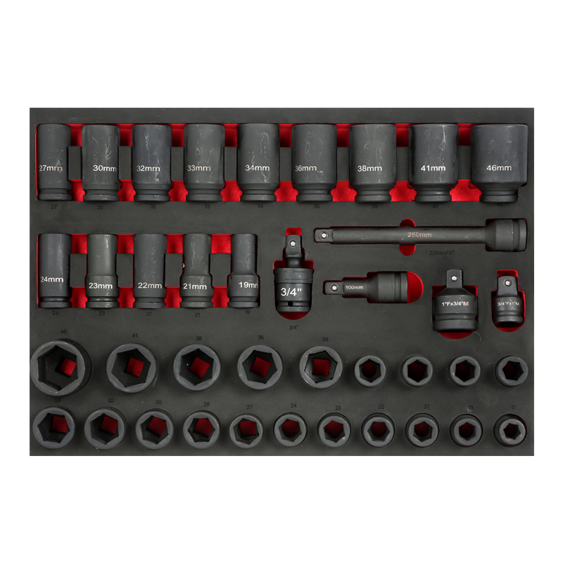 39PCS 3/4" DR Impact Socket Set