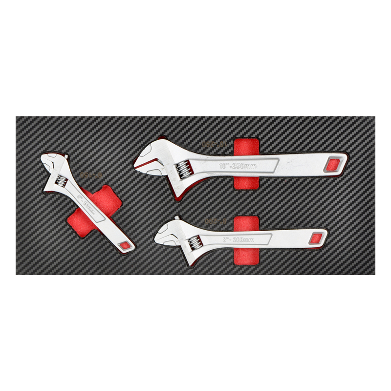 3 Piece Adjustable Wrench Set