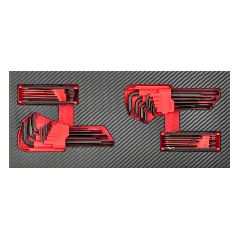 34 Piece Hex & Star Key Set