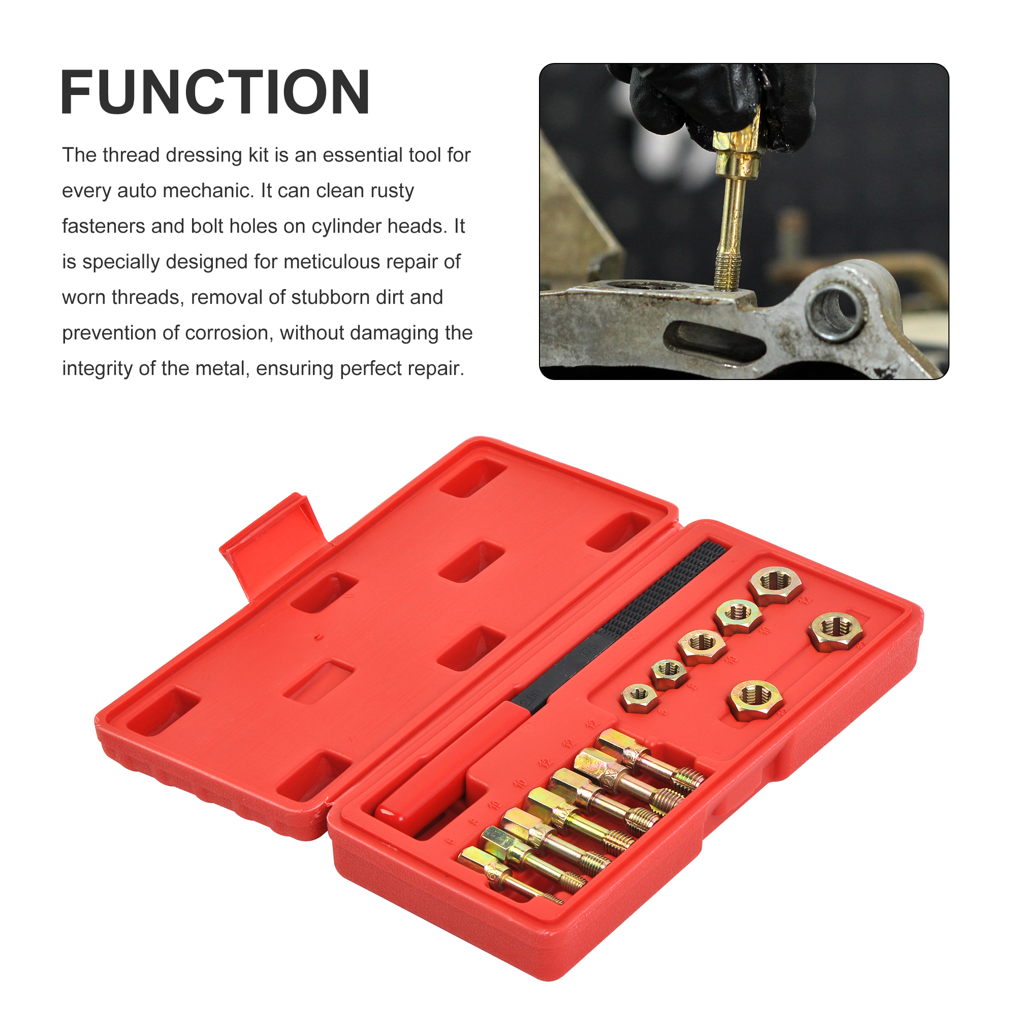 15PC Metric Rethreader